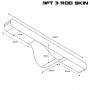 Nash Scope OPS Soft Protect 3 Rod Skin