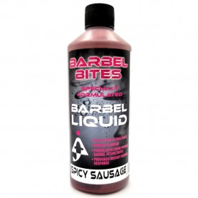Bait Tech Barbel Bites Liquid 500ml Spicy Sausage