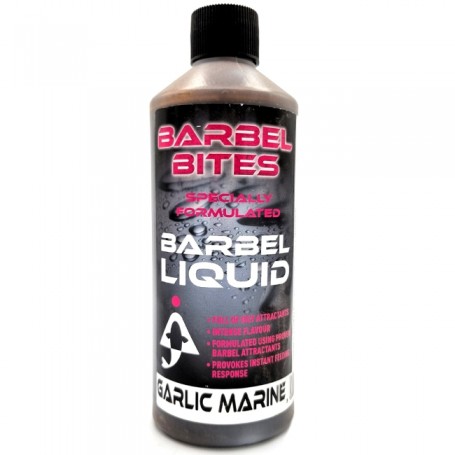 Bait Tech Barbel Bites Liquid 500ml Garlic Marine