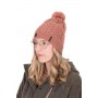 Fox Ladies Knitted Bobble Hat