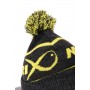 Matrix Lime Grey Bobble Hat
