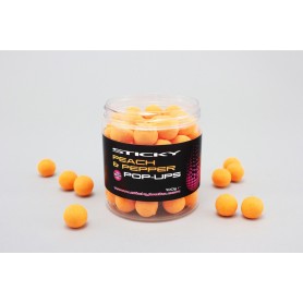 Sticky Baits Peach & Pepper Pop-Ups 12mm