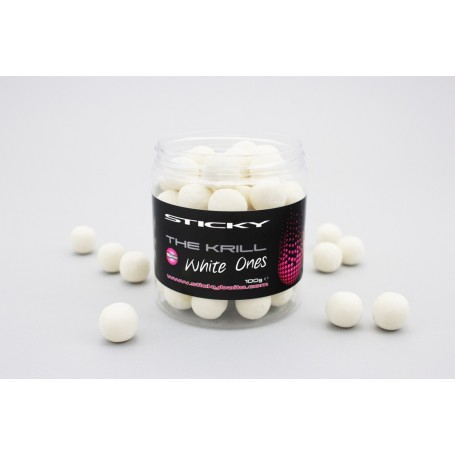 Sticky Baits The Krill 'White Ones' Pop-Ups