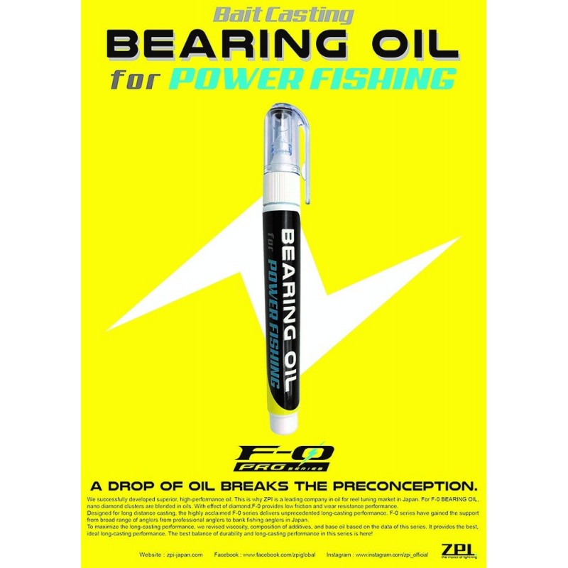  F-0 BEARING OIL for POWER FISHING ZPI