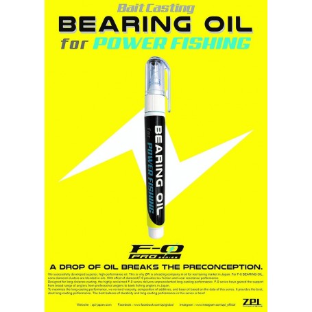 ZPI F-Zero Bearing Oil For Power Fishing