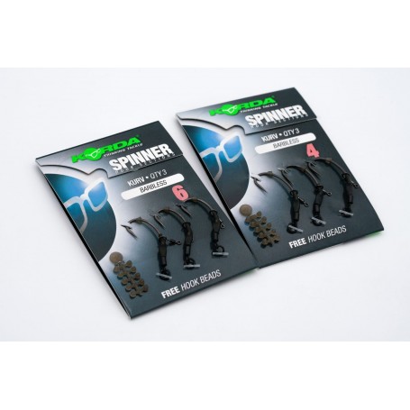 Korda Spinner Kurv Hook Sections